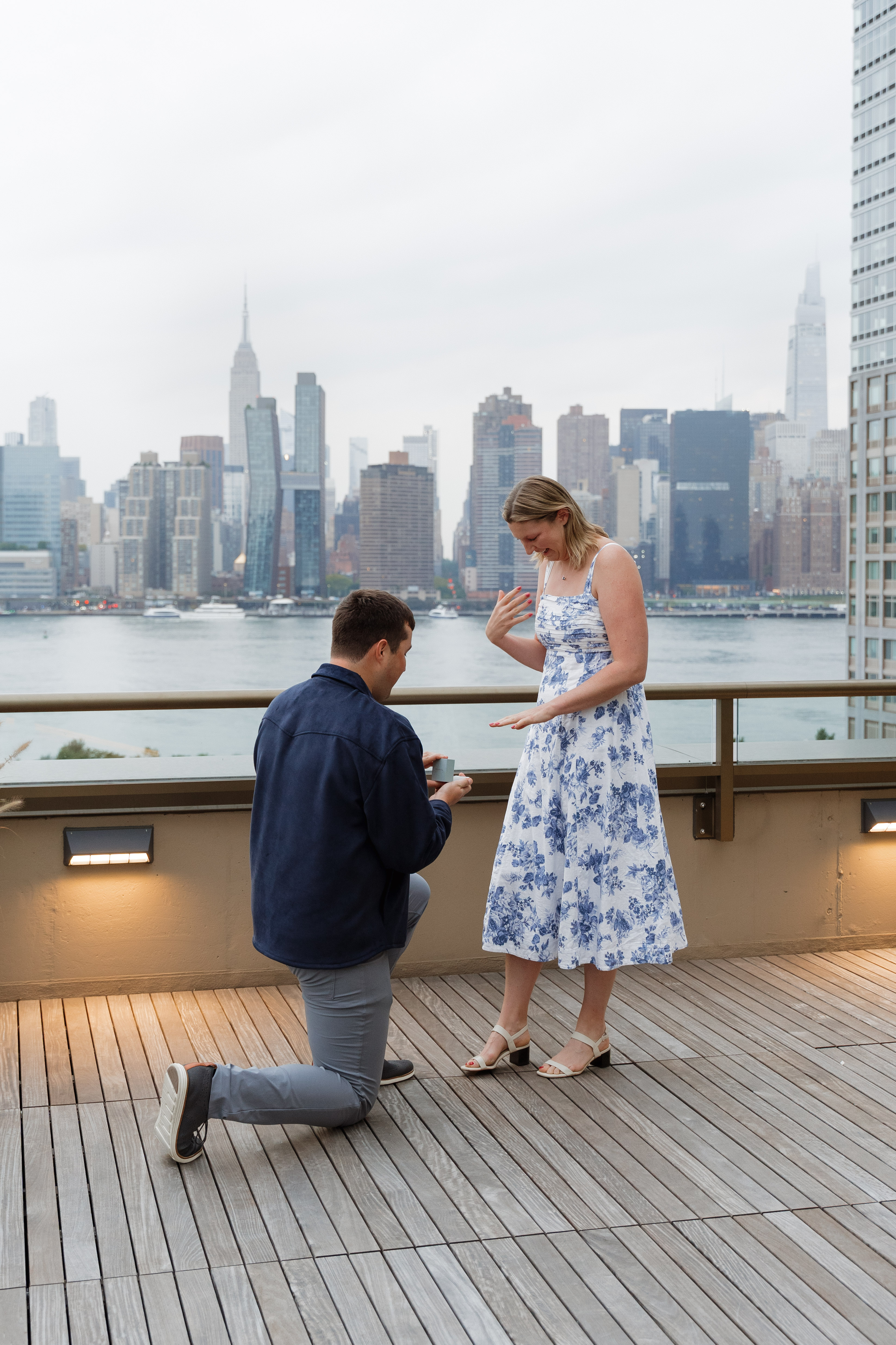 Michael proposing to Devon